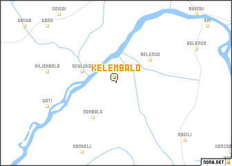 map of Kelembalo