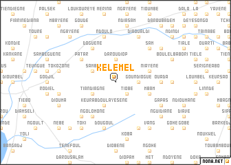 map of Kélémel
