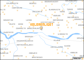 map of Kelemenliget