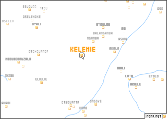 map of Kélémié