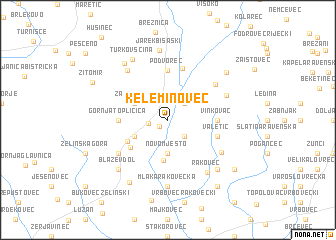 map of Keleminovec