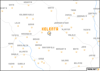 map of Kelenta