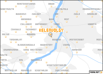 map of Kelenvölgy