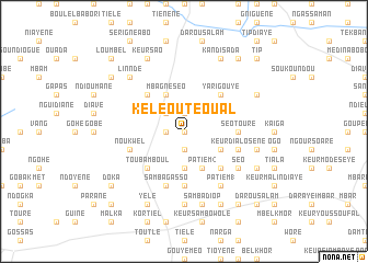 map of Kéléoutéoual