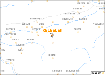 map of Keleşler