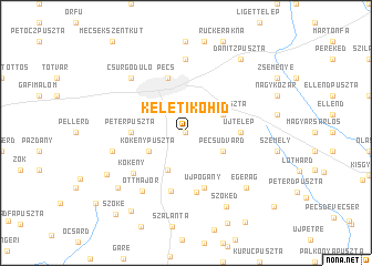 map of Keletikőhíd