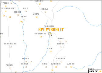 map of Kʼeley Kohlīt