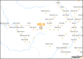 map of Kélé