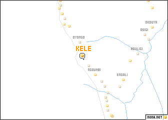 map of Kélé