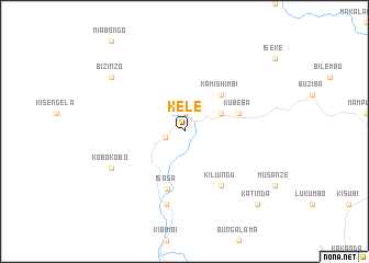 map of Kele