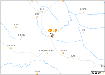 map of Kele