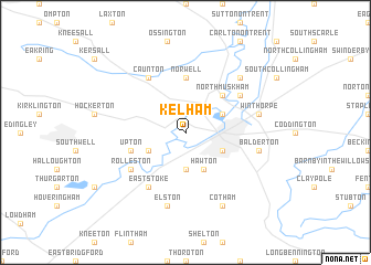 map of Kelham