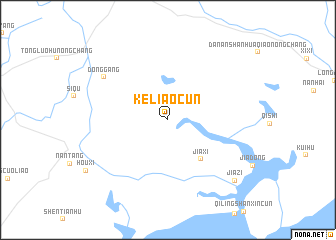 map of Keliaocun