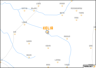 map of Kélia