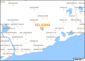 map of Keligama