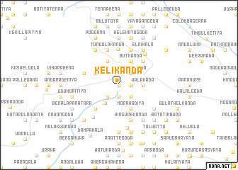 map of Kelikanda