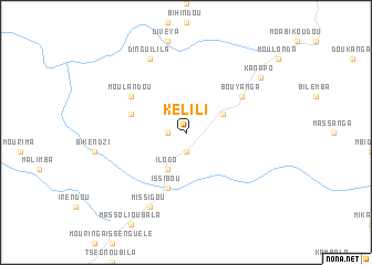 map of Kelili
