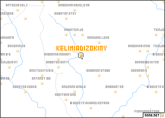 map of Kelimiadizokiny