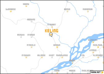 map of Kéling