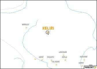 map of Kelīrī