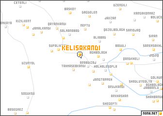 map of Kelīsā Kandī