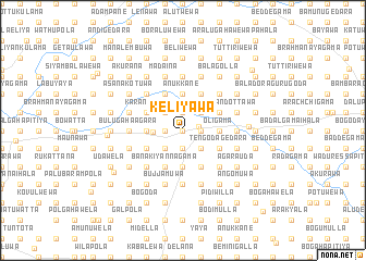 map of Keliyawa