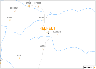 map of Kʼelkʼeltī