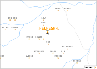 map of Kʼelkʼesha