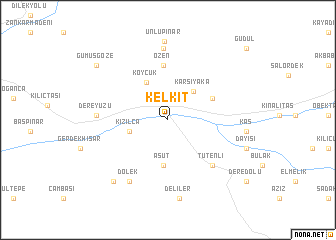 map of Kelkit