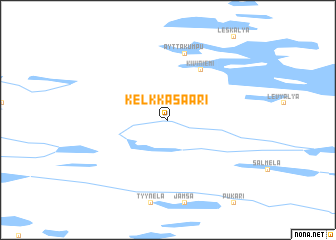 map of Kelkkasaari