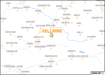 map of Kellamäe