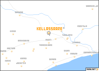 map of Kellassaare