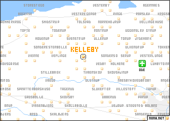 map of Kelleby