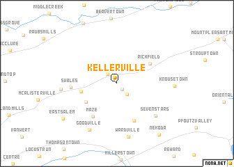 map of Kellerville