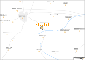 map of Kelleys