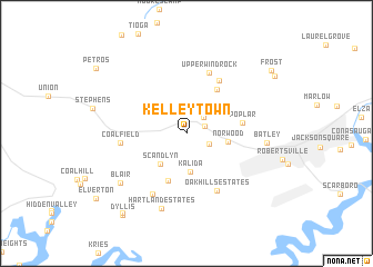 map of Kelley Town