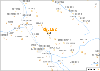 map of Këllëz