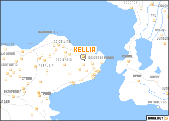 map of Kelliá