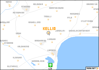 map of Kellia