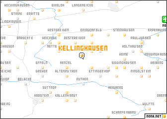 map of Kellinghausen