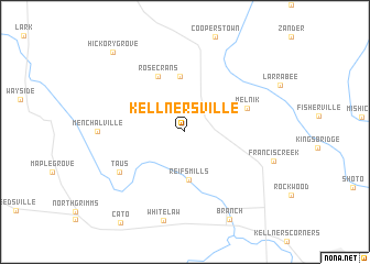 map of Kellnersville