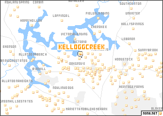 map of Kellogg Creek