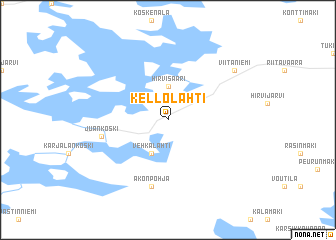 map of Kellolahti