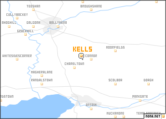 map of Kells