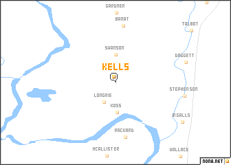 map of Kells