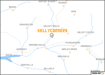 map of Kelly Corners