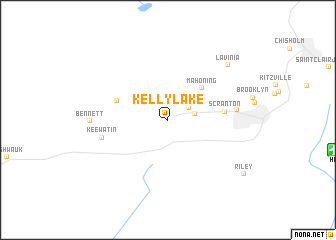 map of Kelly Lake