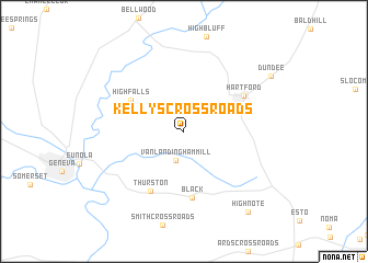 map of Kellys Crossroads