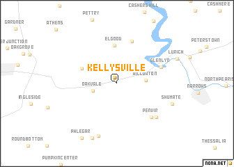map of Kellysville