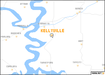 map of Kellyville